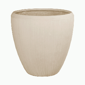 Planter Baq Polystone Plain Couple Natural, XXL