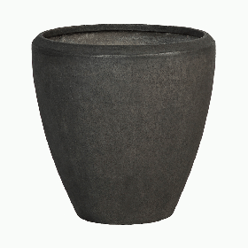 Planter Baq Polystone Plain Couple Smoke, XL