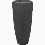 Planter Baq Polystone Plain  Partner smoke (with liner), S