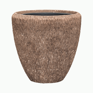 Planter Baq Polystone Rockwell Couple Rock (with liner), S