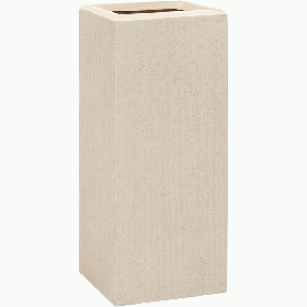 Кашпо Baq Polystone Plain Square natural, Размер L