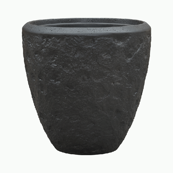 Planter Baq Polystone Rockwell Couple Smoke (with liner), S
