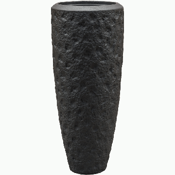 Planter Baq Polystone Rockwell Partner Smoke (with liner), L