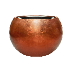 Кашпо Nieuwkoop Baq Metallic Globe мідне матове, XL