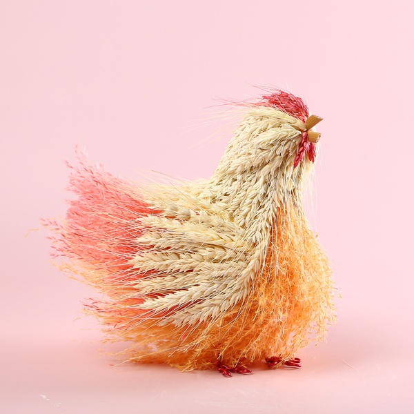 The dried flower hen S