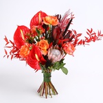 The bouquet "Fiery Passion"