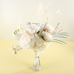 Bouquet with peonies and orchids