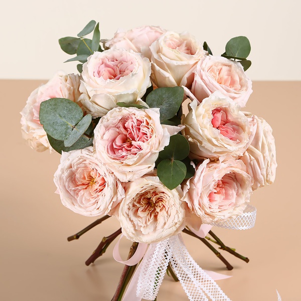 Букет з 15 троянд Девід Остін