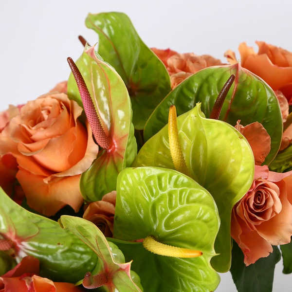 Букет «Персиковое Искушение»