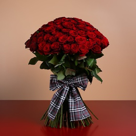 Букет из 101 красной розы Гран При