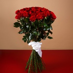 Bouquet of 51 long red roses