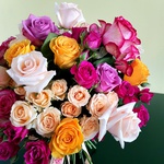Bouquet of 31 roses mix
