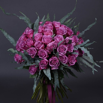 Bouquet of 51 purple roses Cool Water