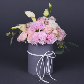 Floristic composition powdery pink