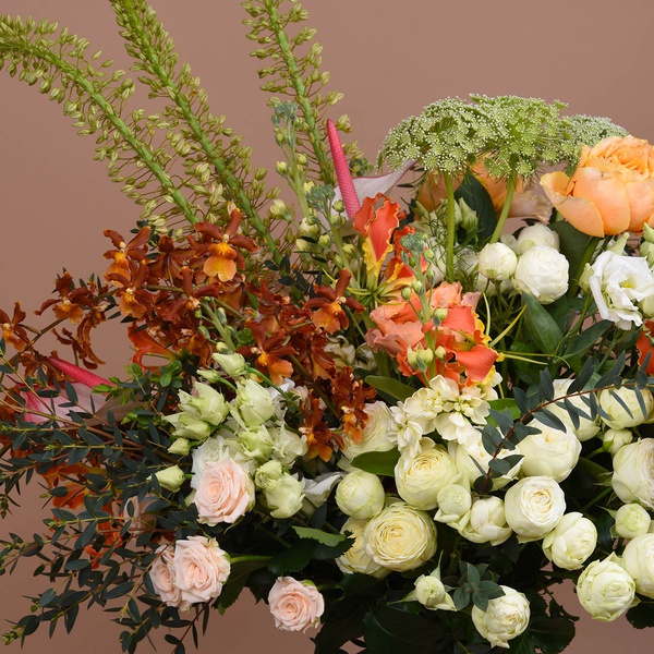 Luxurious bouquet with eremuros