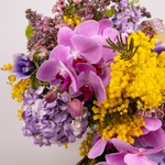 Букет «Фиолетовая симфония весны»