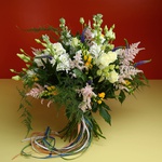 Bouquet with fragrant matiola