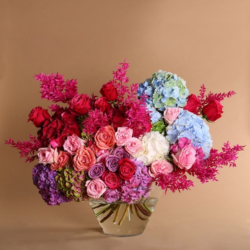 Bouquet "Ode to hydrangea"
