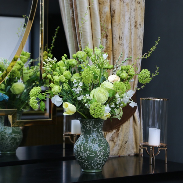 Букет «Зелёная гармония»