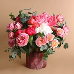 Bouquet pink-peach
