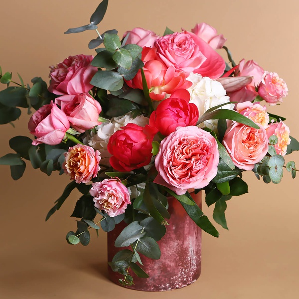 Bouquet pink-peach