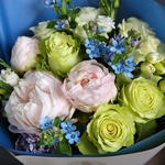 Bouquet light blue