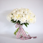 Bouquet "White peonies"