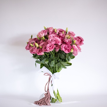 Bouquet "Pink eustoma"