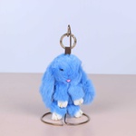 Іграшка брелок "Кролик" блакитний
