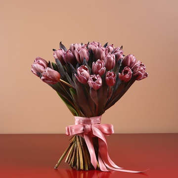 Bouquet of 35 Brownie tulips