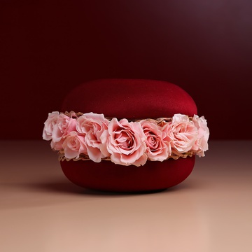 Composition in wine macaroon S