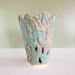 Ceramic vase "Botanical Touch" with holes, 2