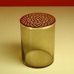 Vase with lid 20 * 13