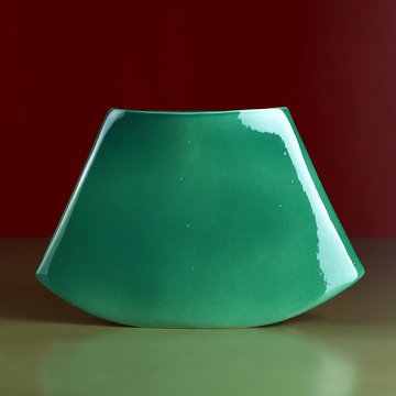Ceramic vase "Japanese style" green