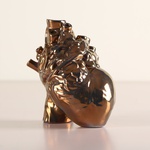 Vase "Heart" bronze