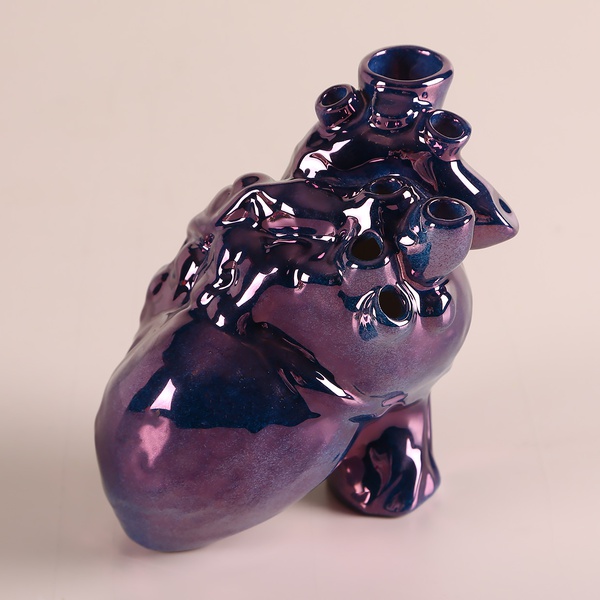 Vase "Heart" cobalt