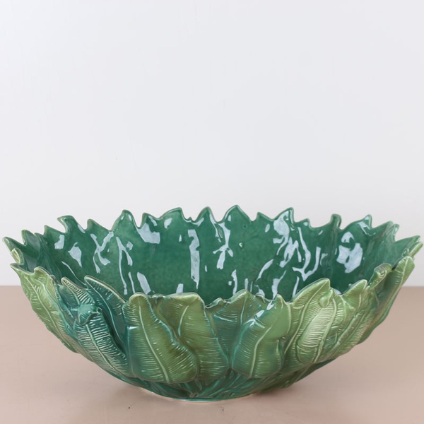 Керамічна ваза напівсфера "Botanical Touch" зелена