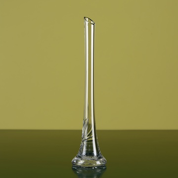 Crystal narrow vase