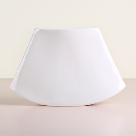 Ceramic vase "Japanese style" white