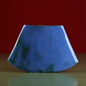 Ceramic vase "Japanese style" azure