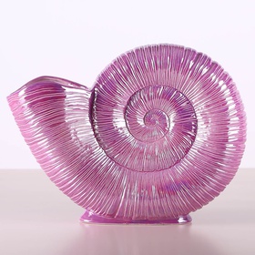 Ceramic vase "Moon Spiral" pink, large