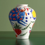 Ваза Horshchyk medium, кольорова матова