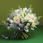 Bouquet white-silver