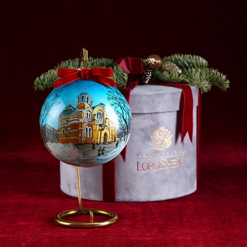 Christmas ball "Vladimirsky Cathedral" option 2