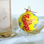 Ceramic Christmas ball "Horse"