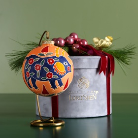 Ceramic Christmas ball "Pig"