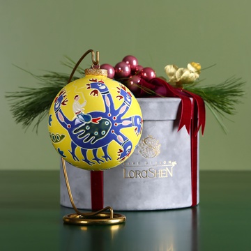 Ceramic Christmas ball "Dragon"