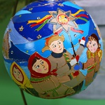 Новорічна куля "Щедрик, щедрик, щедрівочка"