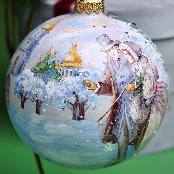 Christmas ball "Walk near Sophia Kievskaya"