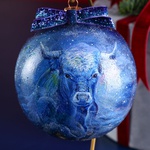 Christmas ball "Bull" 5
